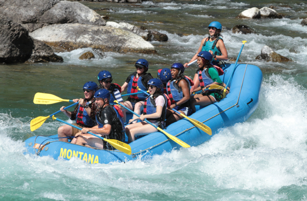 whitewater rafting Glacier National Park