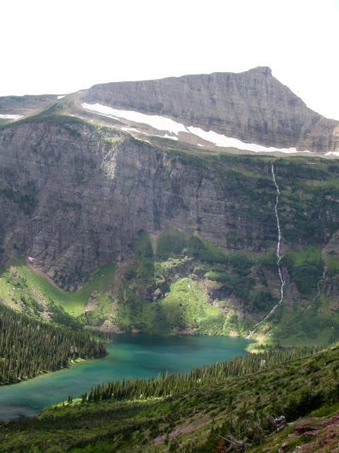 best intermediate hikes in Glacier National Park include Medicine Grizzly Lake in the Cut Bank drainage