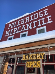 Polebridge Mercantile, a great place to stop for treats before going on one of the best hikes for kids in Glacier National Park.