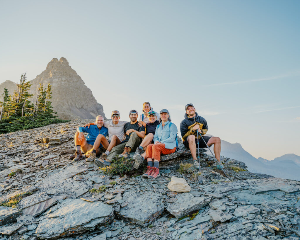 Group on a 6-day backpacking trip with guide Todd Bauer. Photo courtesy from guest on this trip, Chris Rodriguez. 10 reasons to explore glacier with a guide