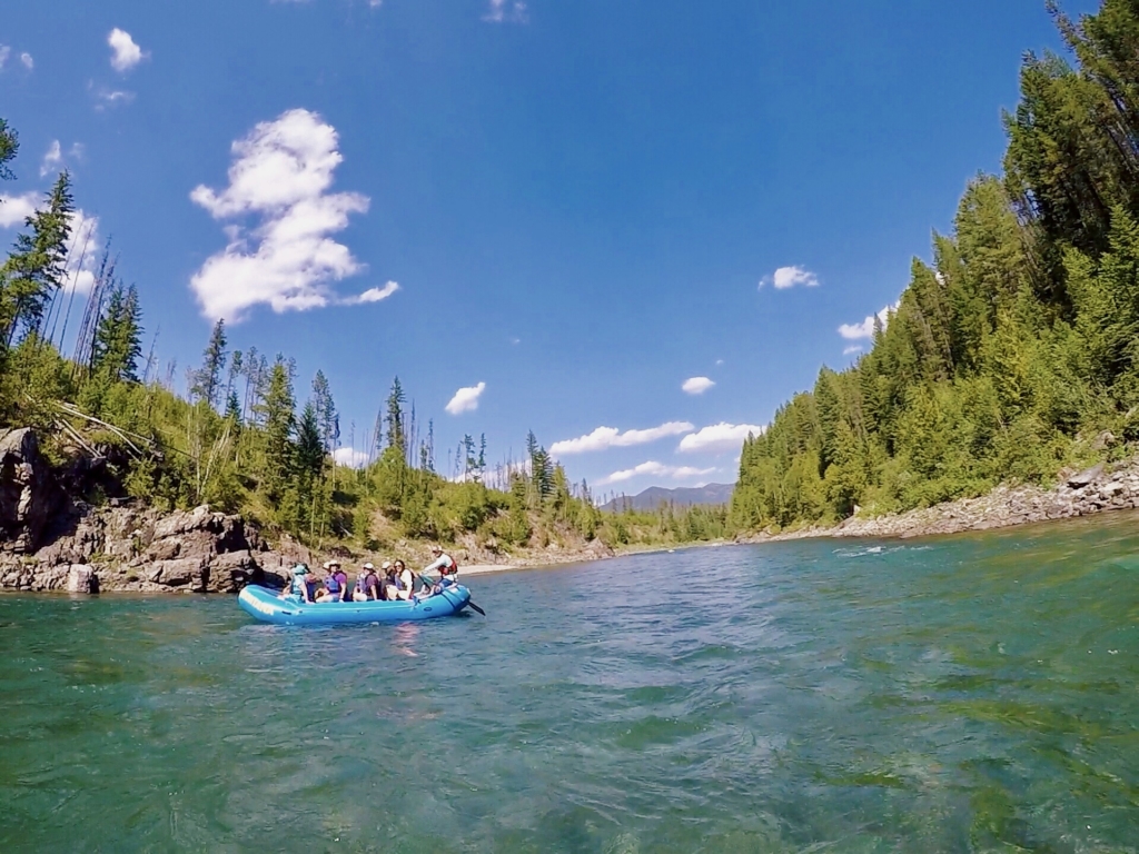 rafting in West Glacier