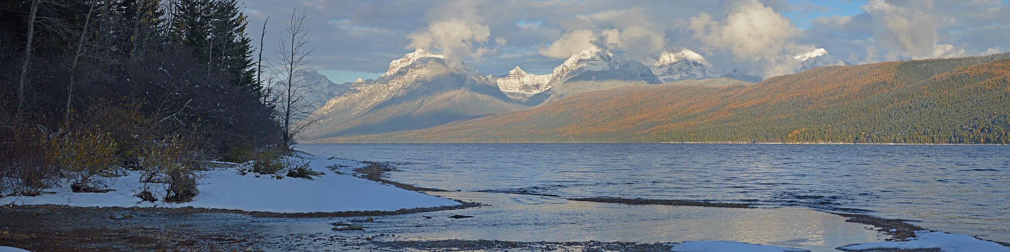 Fall in Glacier National Park. Lake McDonald from Fish Creek. NPS Photo.