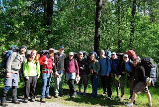 Glacier Guides Backpack Training Trip participants
