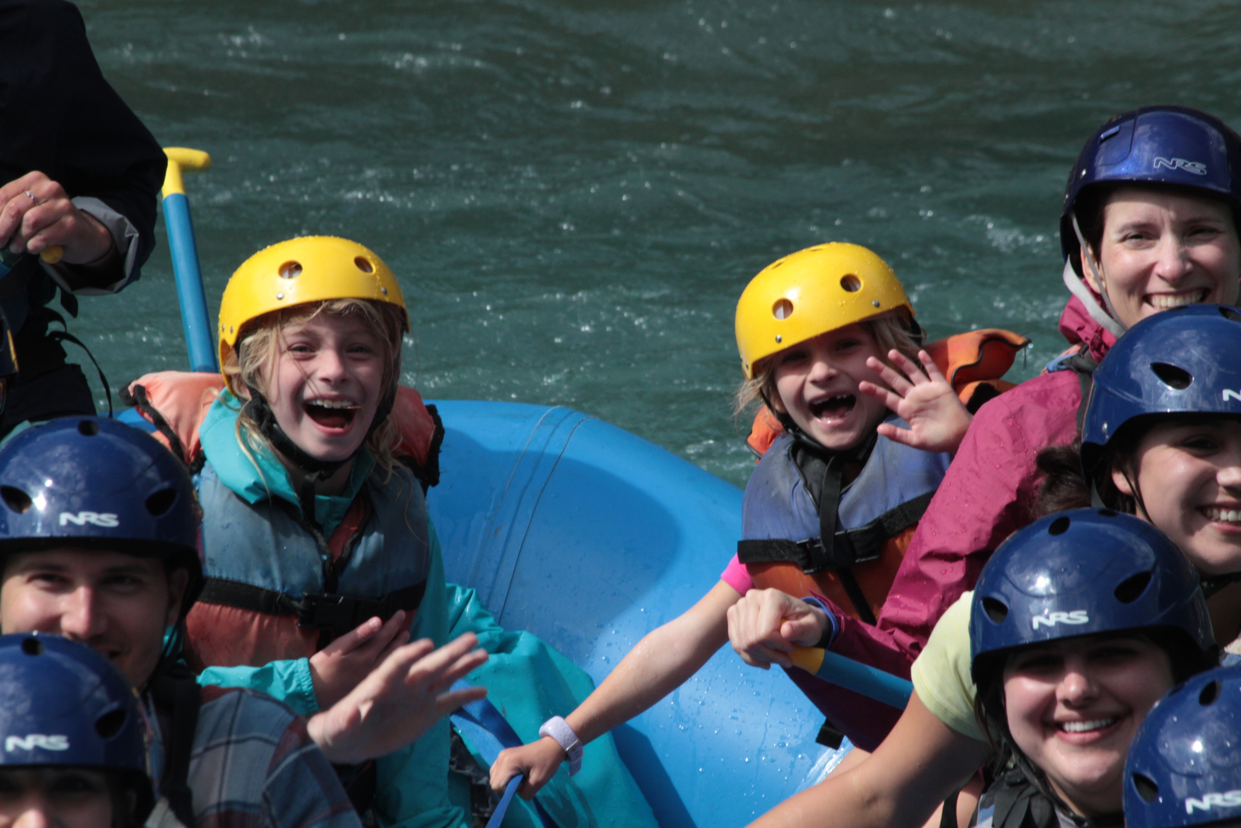 whitewater rafting with kids in Glacier National Par
