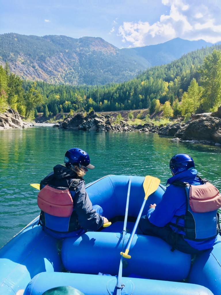 whitewater rafting Glacier Park in September