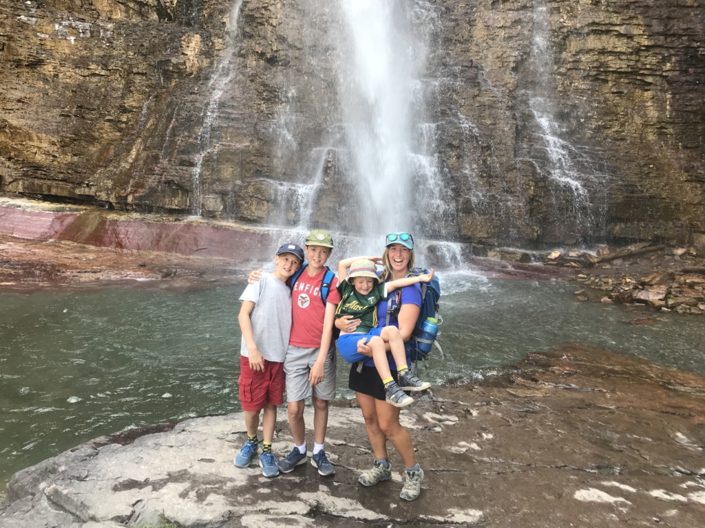 hiking with Glacier Guides to Virginia Falls