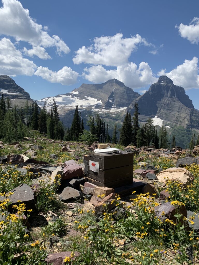 Boulder Pass Pit Toilet - Glacier National Park