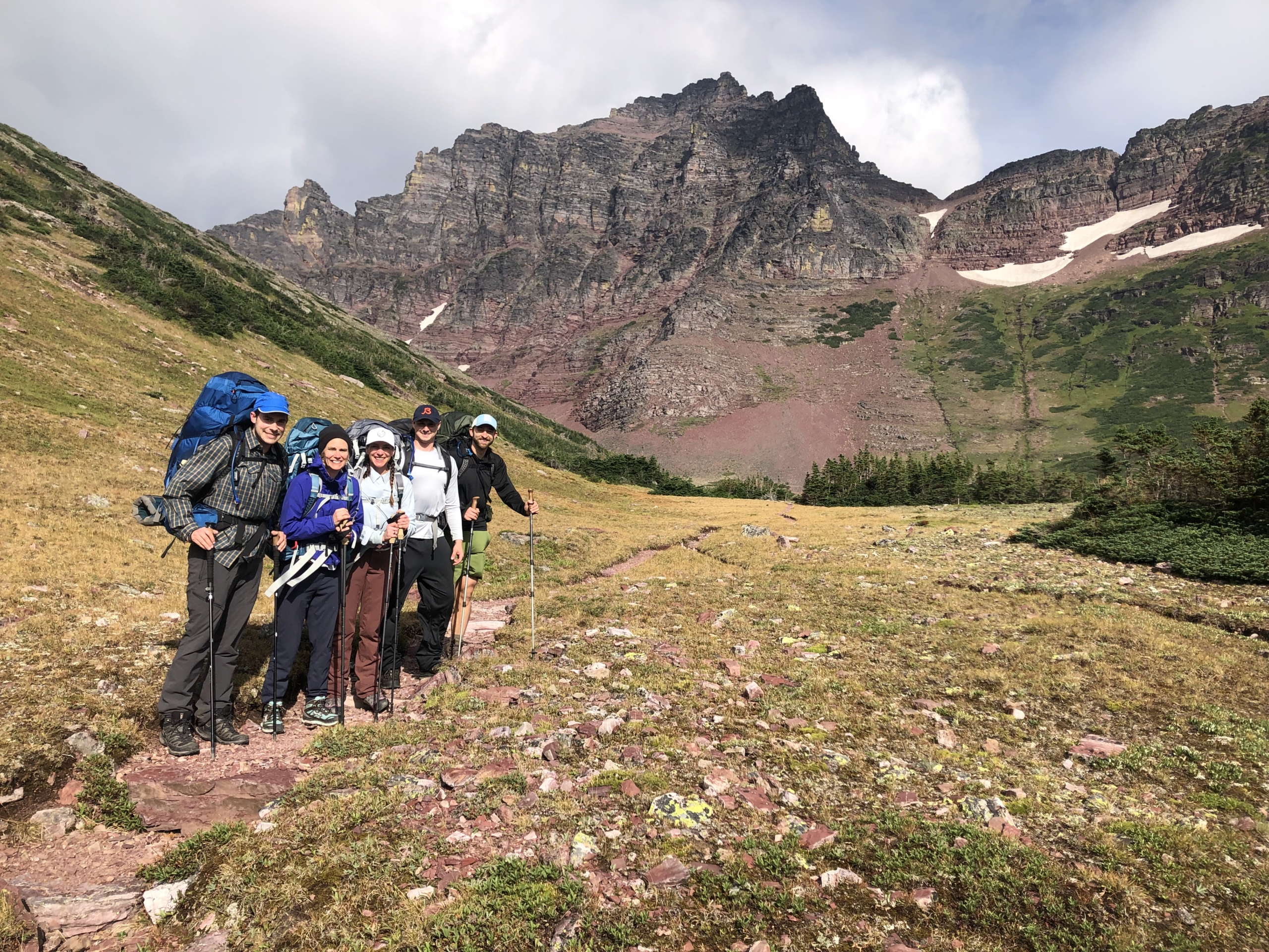 fall backpacking in Glacier National Park