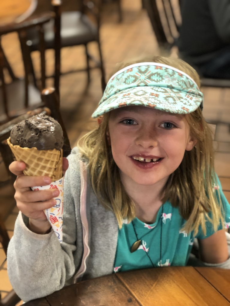 ice cream in St. Mary, Montana