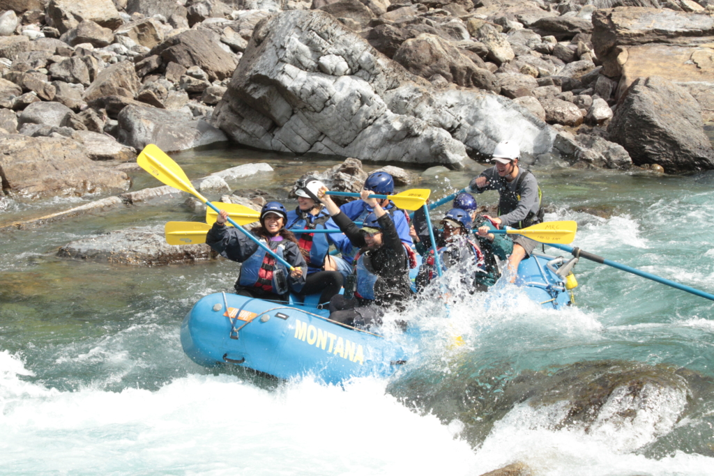 overnight rafting Glacier National Park