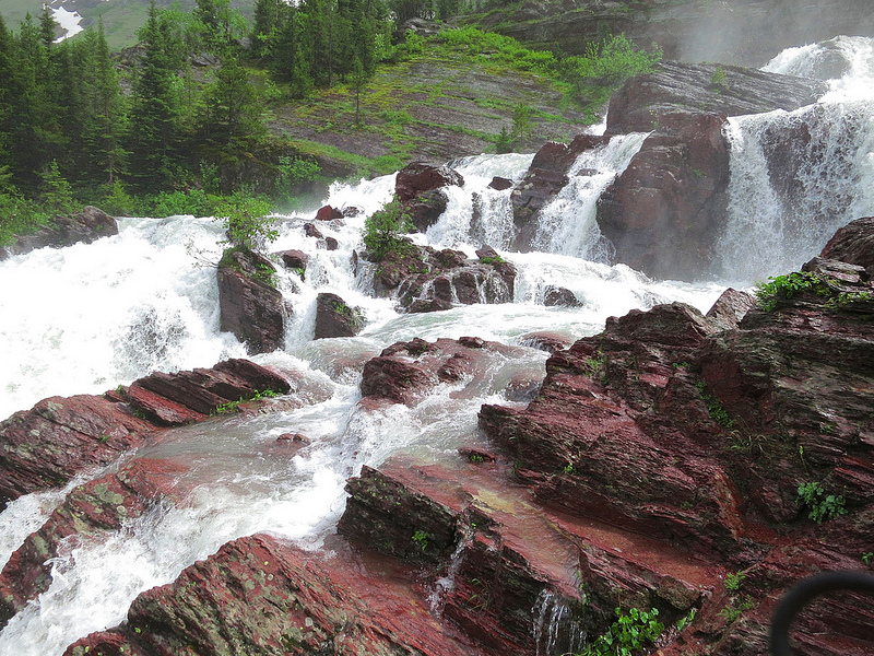 Red Rock Falls - Top 10 Hikes for Kids in Glacier National Park