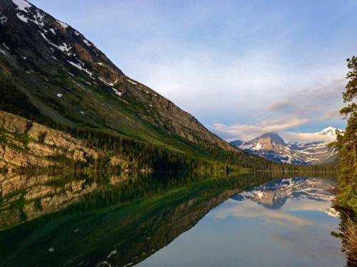backpacking glacier national park - cosley lake